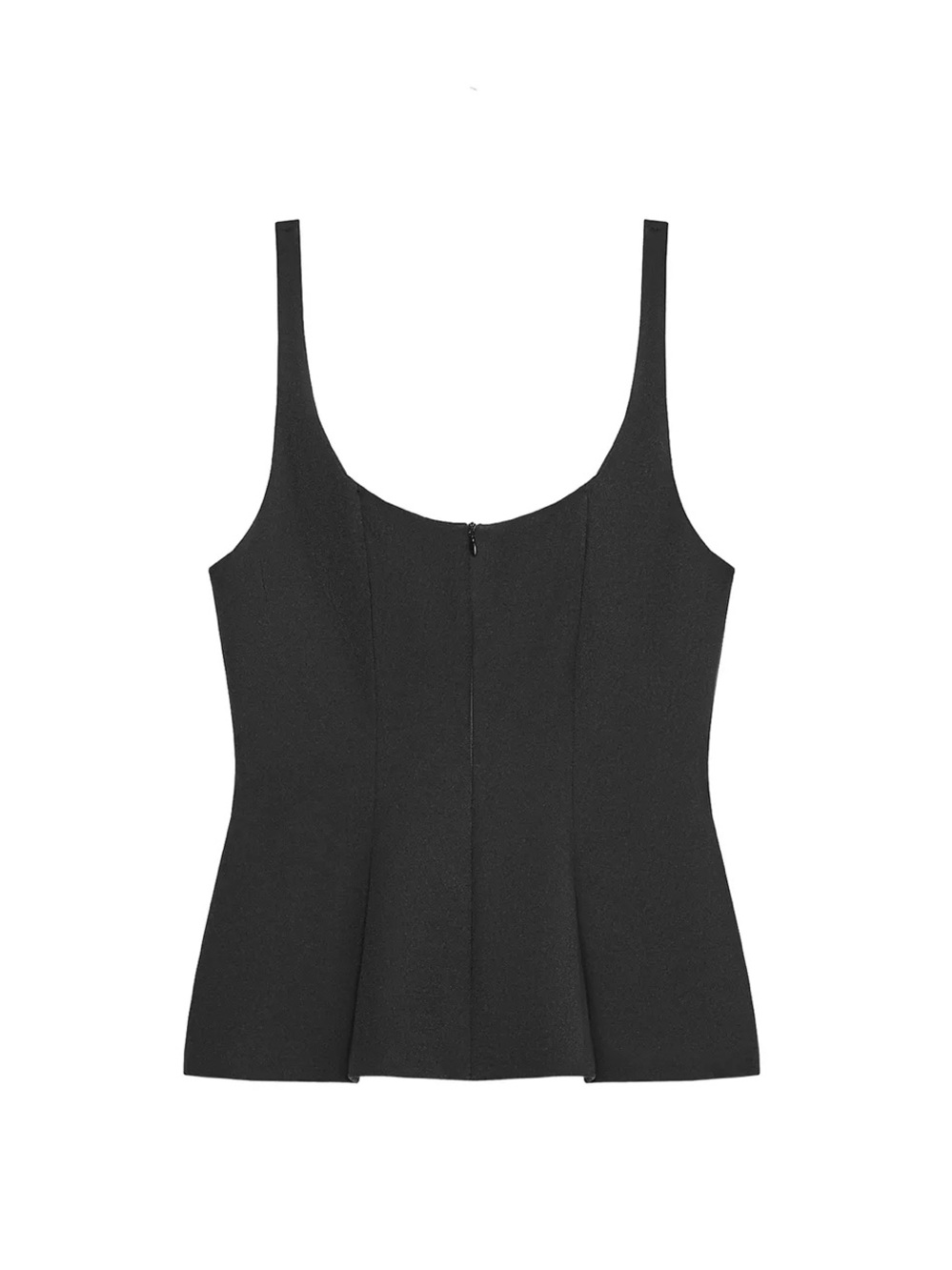 NWT Small Zara Zipper Peplum Top
